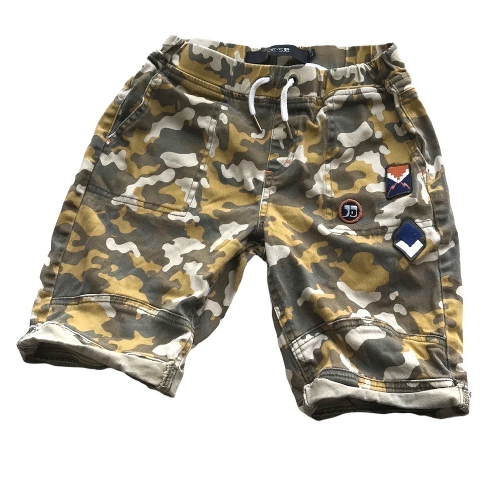 JOE'S Jeans Dale Jogger Drawstring Shorts Camo Big Boys Size 10/12
